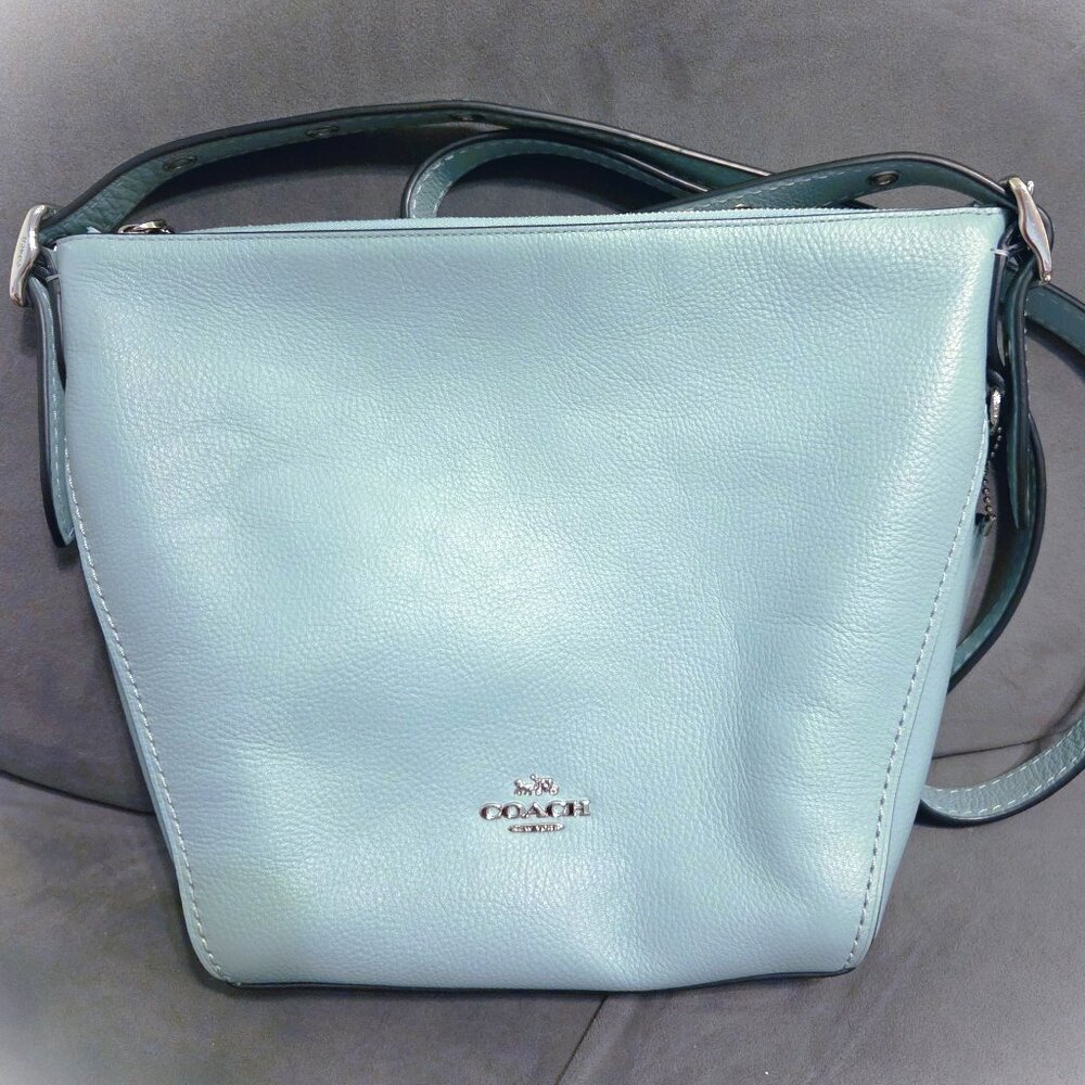 Coach Small Dufflette in Natural Calf Leather style 21377
